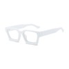 EYLRIM Thick Square Frame Blue Light Glasses for Women Men