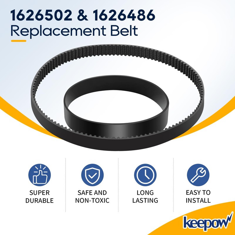 KEEPOW Replacement Belts Set for Bissell 3071 PowerForce PowerBrush Pet