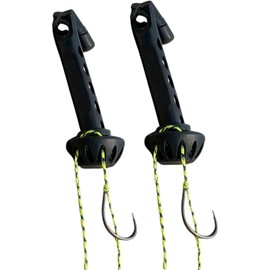 2PCS Magnetic Fly Threader, Fishing Accessories for Anglers, Universal Knot Helper Knot Assist for Threading Hooks, Tippet Threading Aid for Low Light & Poor Eyesight