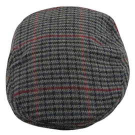 Adults Unisex Mens ladies Tweed Country Style Flat Cap Hat XL/XL 60cm Grey