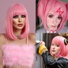 Pink Wig for Women - Pretty and Delicate, Suitable for
