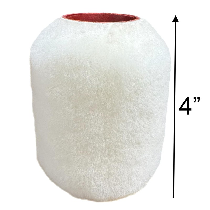 Tru-Lamb - 100% Natural Lambskin Professional Grade 4" Paint Roller