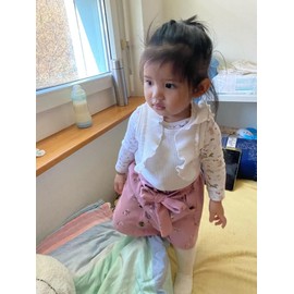 Toddler Infant Baby Girls Summer Sleeveless Ruffle T-shirt Top + Little Kids Short Dress With Pocket + Belt 3PCS Outfits Set 12-18 Months Pink