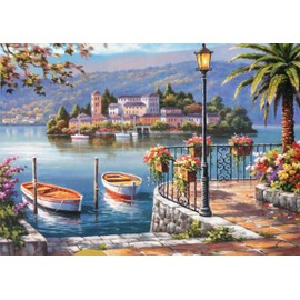 Mega Deluxe 1500 Piece Jigsaw Puzzle: Lago Del Porto