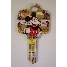 Mickey Mouse Vintage Schlage SC1 house key blank