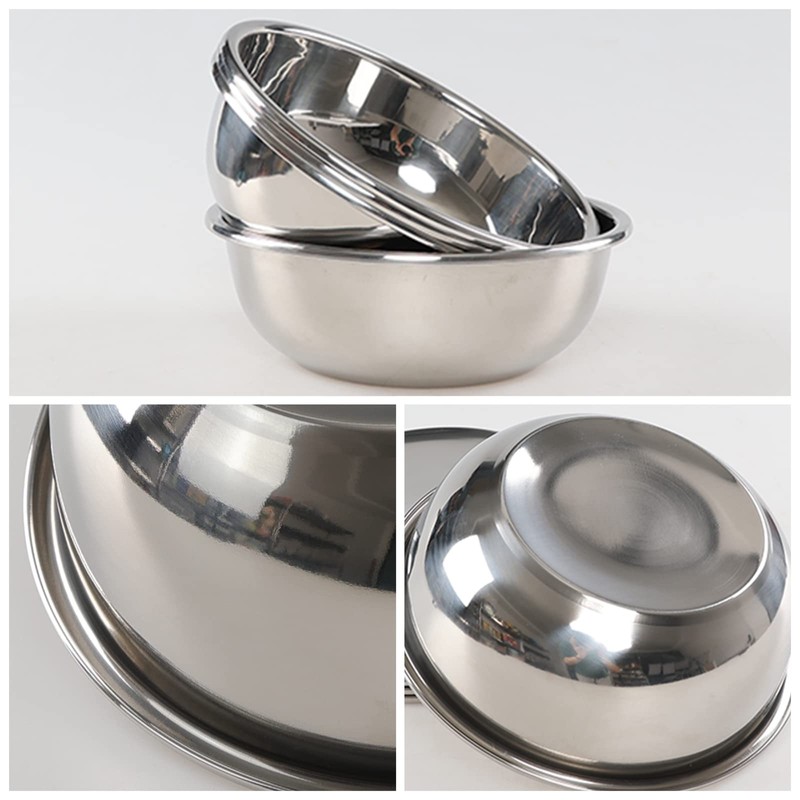 Hespama 6 Pack Stainless Steel Mixing Bowl Set