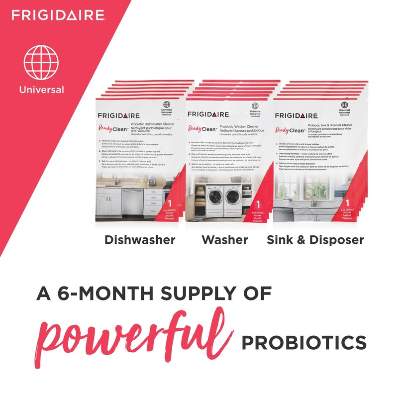 Frigidaire 10FFHOME01 Ready Clean Probiotic Appliance Care Bundle