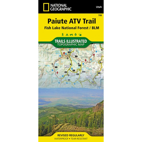 Paiute ATV Trail Map [Fish Lake National Forest, BLM] (National Geographic Trails Illustrated Map, 708)