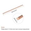 sourcing map 4mm Diameter 150mm Length Solid Copper Round Bar