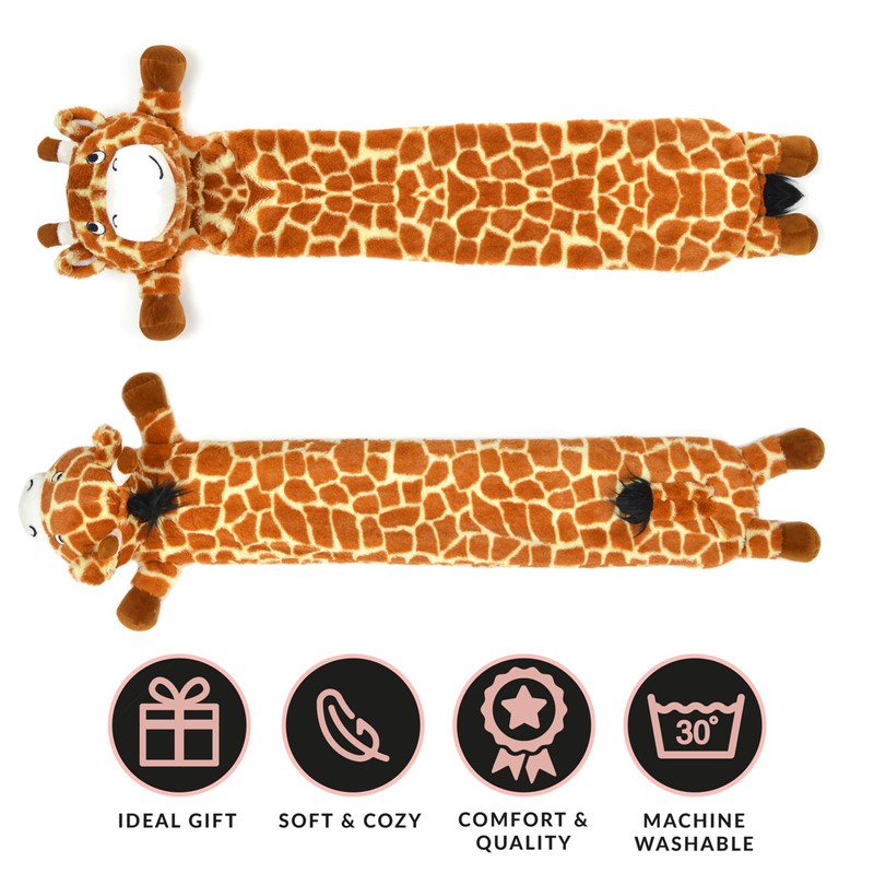 Olivia Rocco Extra Long Hot Water Bottle with Super Soft