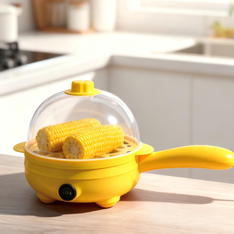 Boiled Egg Cooker 450W,Hard Boiled Eggs Cooker Electric 7 Egg