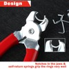 LEONTOOL Hog Ring Pliers 45 Degree Bend Hog Ring Pliers