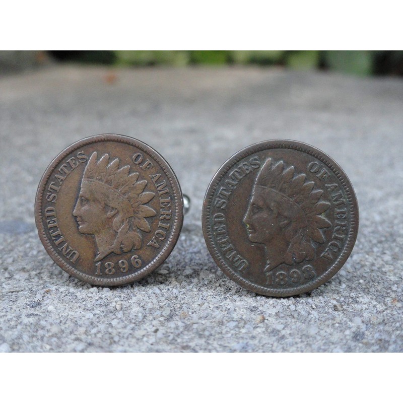Indian Head Penny Coin Cufflinks