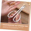 LIFKOME Stainless Steel Nut Opener Lever Fast Effortless for Pine