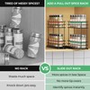 Mystozer Pull Out Spice Rack Organizer for Cabinet, Slide Out