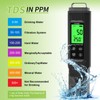 PH Meter,5 in 1TDS Meter,Salinity Tester,EC Meter,Temp,pH Meter for Water,TDS