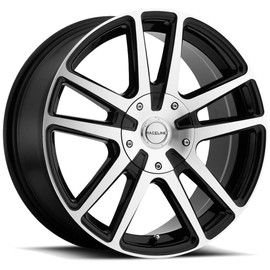 Raceline Wheels Encore 145 Satin Black Machined Face Wheel (16 x 7. inches /5 x 108 mm, 40 mm Offset)