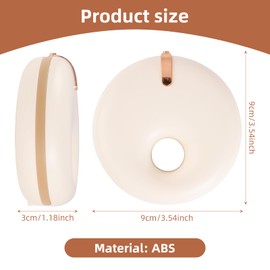 Bubuny Zahnspangendose 1 Stück, Prothesendose, Retainer Case Prothesenbad Reinigungswerkzeug, Zahnprothesendose, Weiß Zahnspangenbox für Täglichen