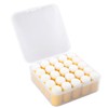 HAUSTGO 25PCS Sponge Daubers W/Storage Case -Applicator for Stenciling, Sponging,
