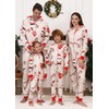 YEAXLUD Matching Christmas Holiday Candy Cane Pajamas for Family Couples