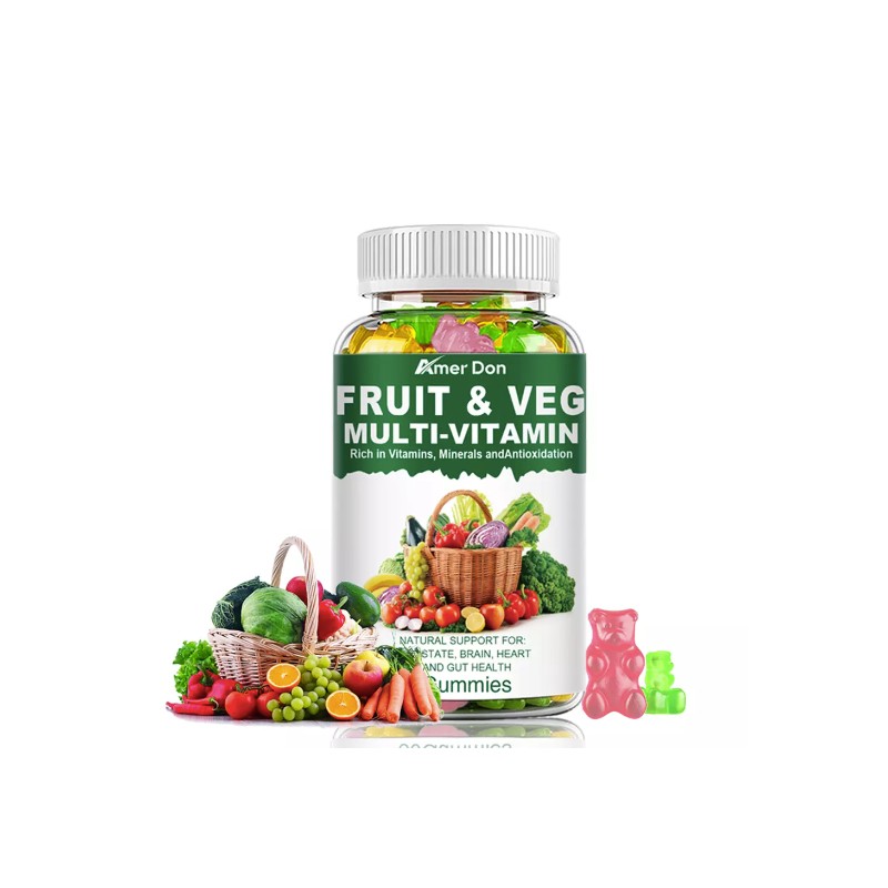Fruits and Veggies Supplement 60 Gummies Balance of Daily Fruits
