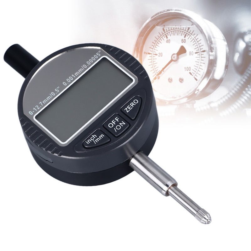Digital Dial Indicator 0.001mm 0.00005in Resolution 0 To 12.7mm Range