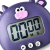 Cute Digital Kitchen Timer, Small Timers Cartoon Animal Shape Digital