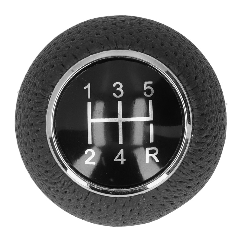 5 Speed Gear Shift Knob Genuine Leather Shifter Stick with