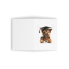 DistinctInk Greeting Card/Note Card - Norwich Terrier Puppy Graduation -