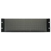 Vented Rack Panel, Black (3U)