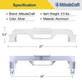 AltitudeCraft 24-Inch Framing Tools, 24″ Framing Stud Layout Tool, Stud Framing Jig for 24 Inch On-Center Precision Wall Stud Framing Spacer Measurement (2-Piece Set)