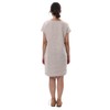 Amazhiyu Womens 100% Linen Summer Casual Crew Neck Midi Dresses