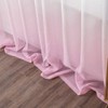 MIULEE Set of 2 Transparent Curtains, Colour Gradient, Voile Sheer