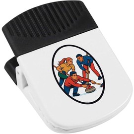 'Curling Match Action' Magnetic Clip (CP00047592)