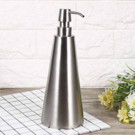 Large Capacity Stainless Steel Pump Soap Dispenser,1PC 800ml Soap Dispenser,Anti Corrosion,Rust Resistant,Countertop Bathroom Accessory for Using in Kitchen or Bathroom,for Fill Liquid Shampoo Et