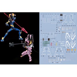 Fluorescent!! RG Evangelion Mark.06 & Regular Practical Model No. 8 α EVA Detail Up Water Transfer Decal