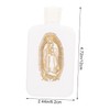 Levemolo Easter Water Bottle Holy Water Flask Catholic Religious Small