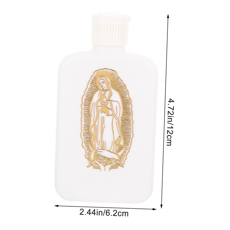 Levemolo Easter Water Bottle Holy Water Flask Catholic Religious Small