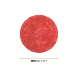 HARFINGTON 200pcs Round Felt Circles, 10mm 3/8" Pre Cut Felt Craft Pads Non-Woven Mini Felt Fabric Circles for DIY Sewing Handcraft Cut Projects Craft Finishing, Mixed Color