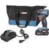 SENIX X2 20 Volt Max* 1/4-Inch Cordless Impact Driver, 4-Speed