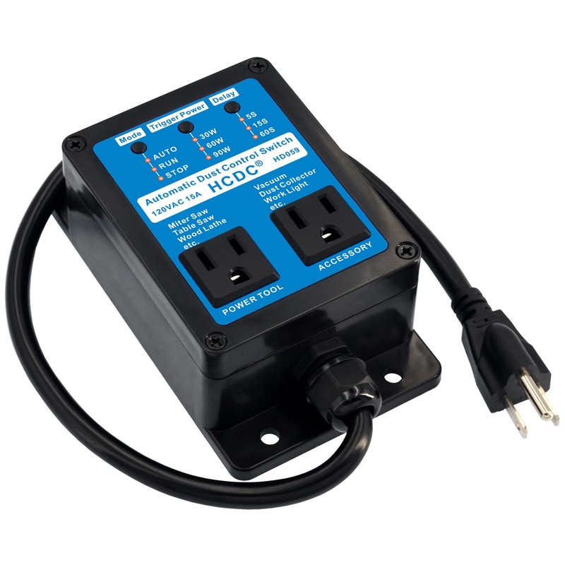 Automated Vacuum Switch Automatic Shutoff, Automatic Dust Control Switch -