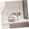 Healeved 6pcs Clear Travel Bag Set Portable Toiletry Cosmetic Organizer