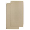 Meyco Baby Plain Fitted Sheets for Cot Bed (Flat Sheet
