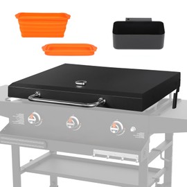 Mofeez Hinged Lid with Hood for Blackstone: 28 inch Griddle Cover with Accessories