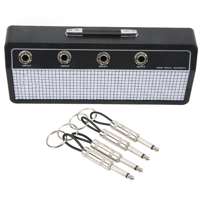 Guitar Plug Storage Box Wall Mounting Guitar Amplifier Key Holder