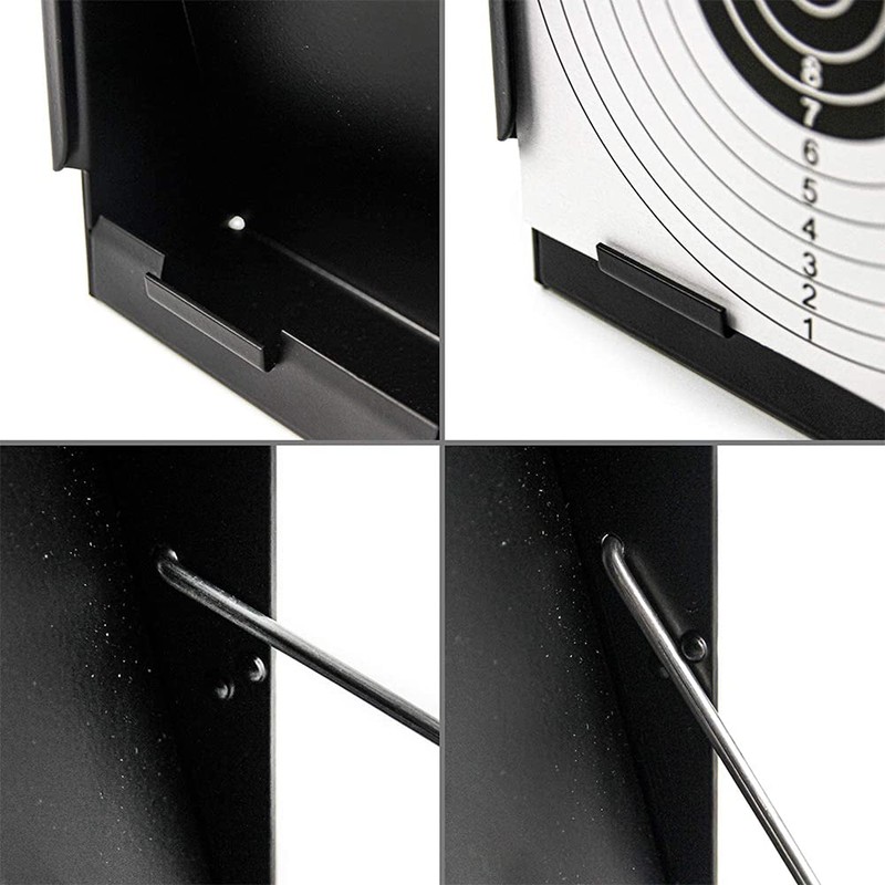 ANCLLO 14cm Shooting Target Holder Shooting Practice Targets including 20