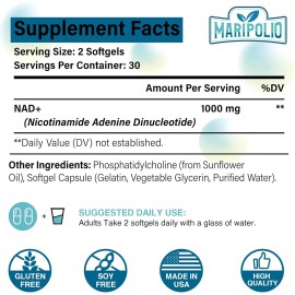 Suplemento Dietético Liposomal 1000mg - Energía, Función Cerebral y Apoyo ADN.