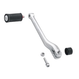 Classic Chrome Heel Road Shifter Lever Electra 1984-2023 Harley Limited Touring Street Motorcycles Glide S TK Trike Foot Toe Ultra Shift CVO Shaft 33600325 Davidson Mounting Hardware King Shifting NEW