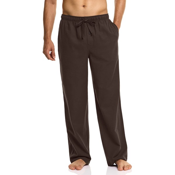 CQR Men's 100% Cotton Plaid Flannel Pajama Pants, Brushed Soft