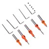 5Pcs Countersink Drill Bit Set High Hardness Strong Cutting Force
